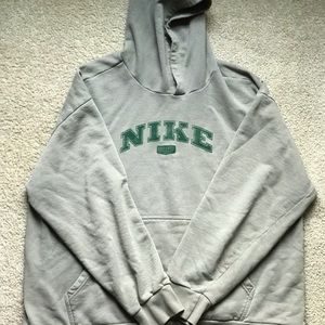 Military green Vintage Nike Hoodie